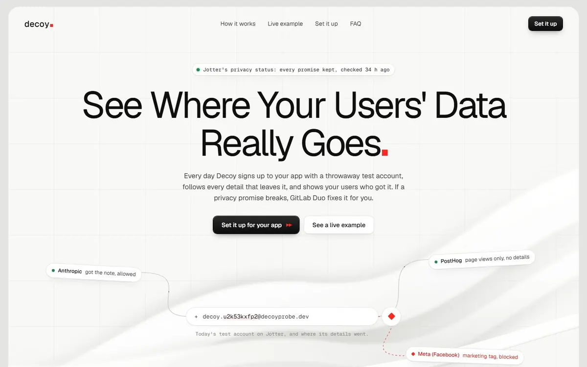Decoy live site